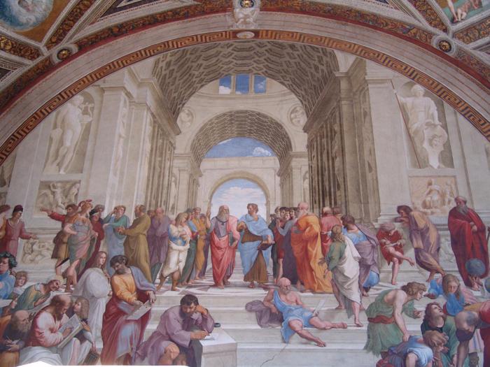 200 Raphael School of Athens Detail